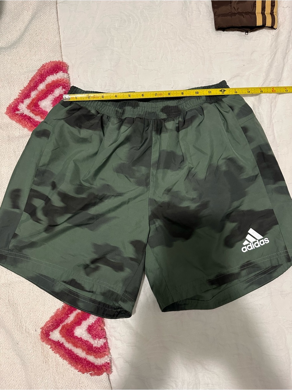 Adidas Women’s Green Camo Training Shorts